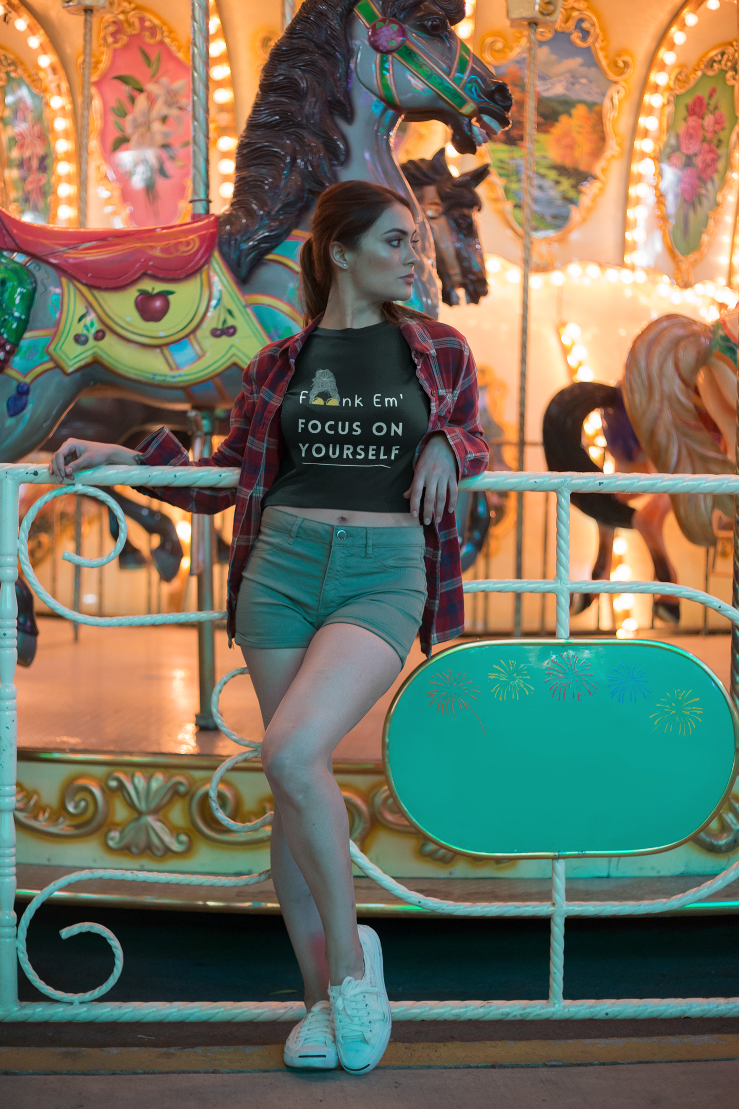 Foonk em | Feminist Women's Crop Top