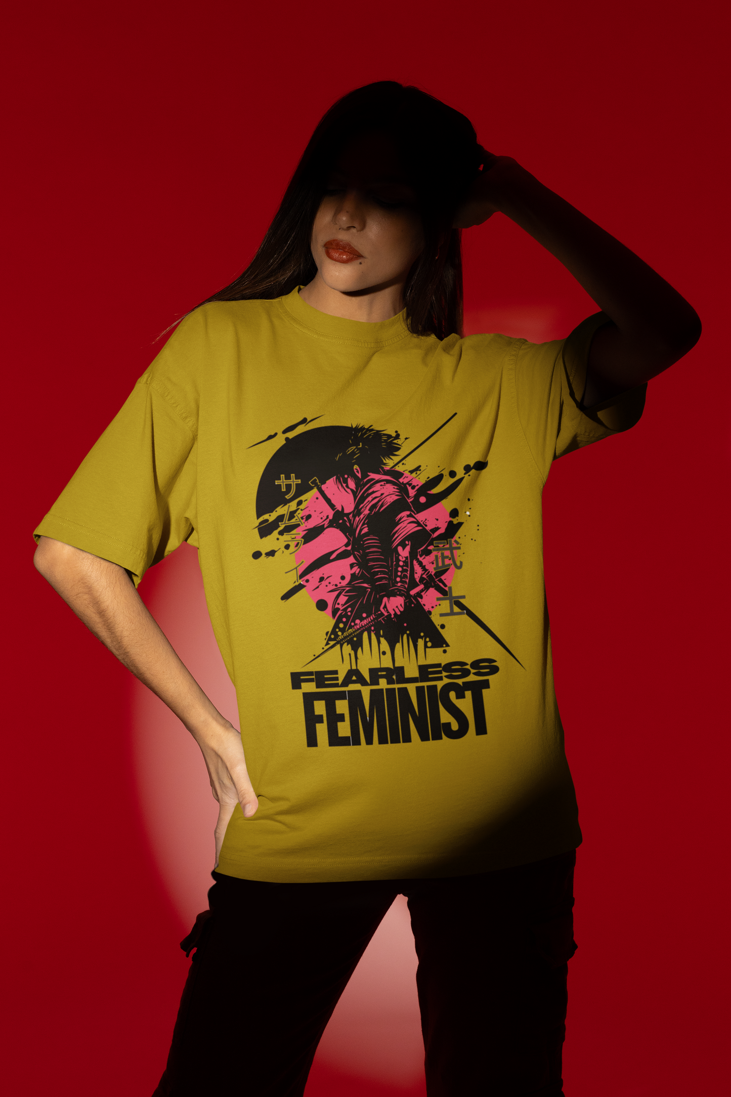 Fearless Feminist | Feminist Oversized Unisex T-shirt