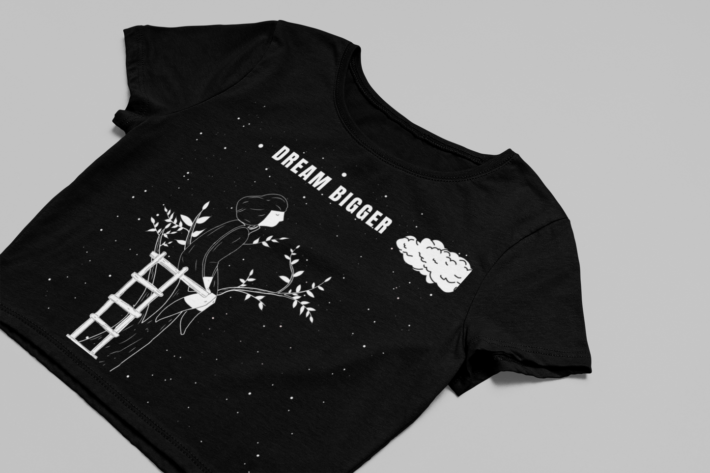 Dream Bigger | Feminist Women's Crop Top