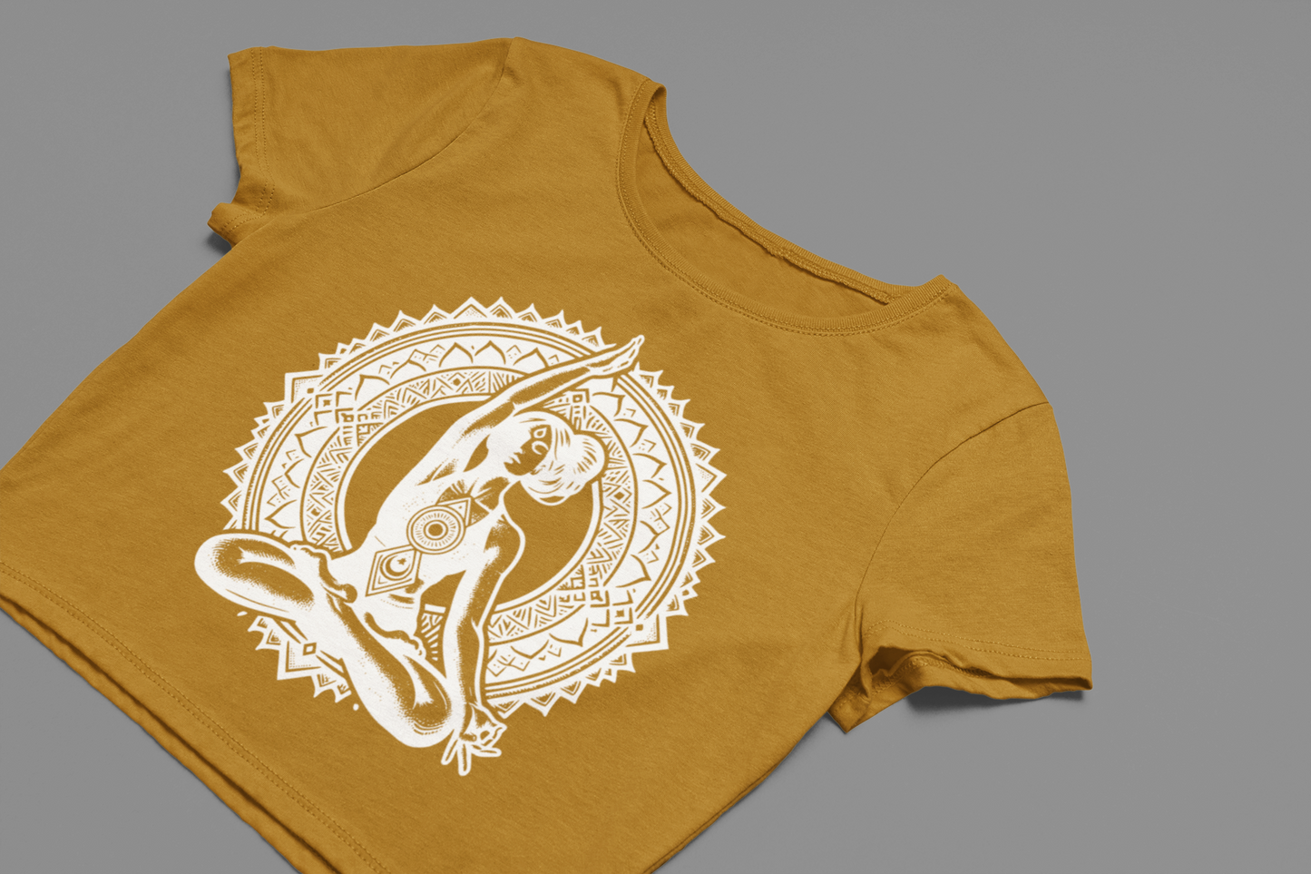 Peaceful Yoga | Feminist Women's Crop Top
