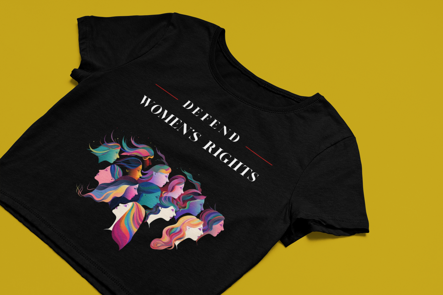 Defend Women Rights | Feminist Women's Crop Top
