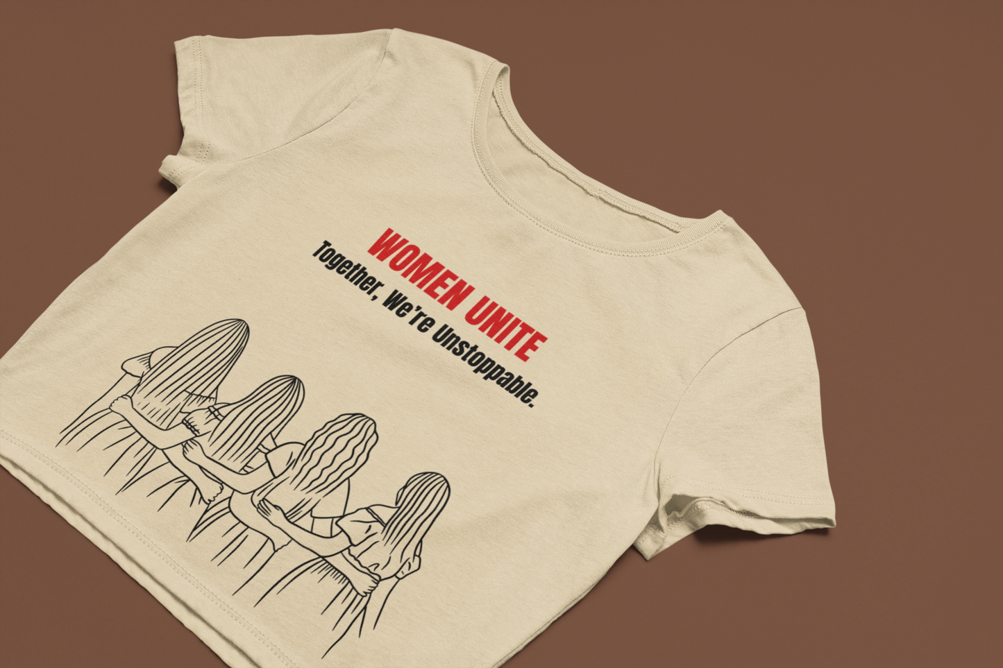 We are Unstoppable | Feminist Women's Crop Top