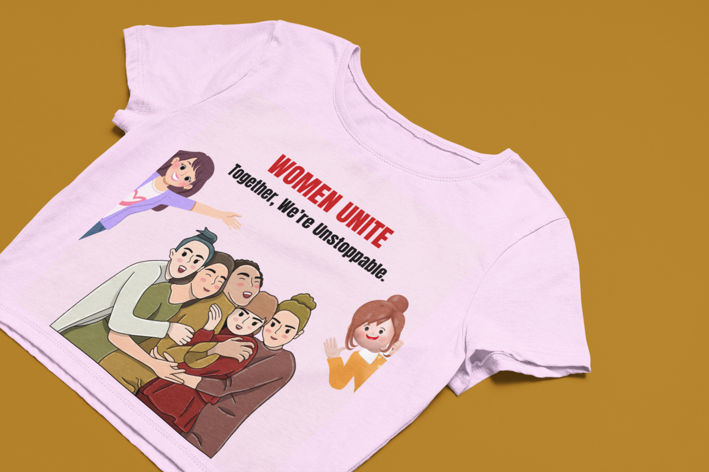 We're Unstoppable | Feminist Women's Crop Top
