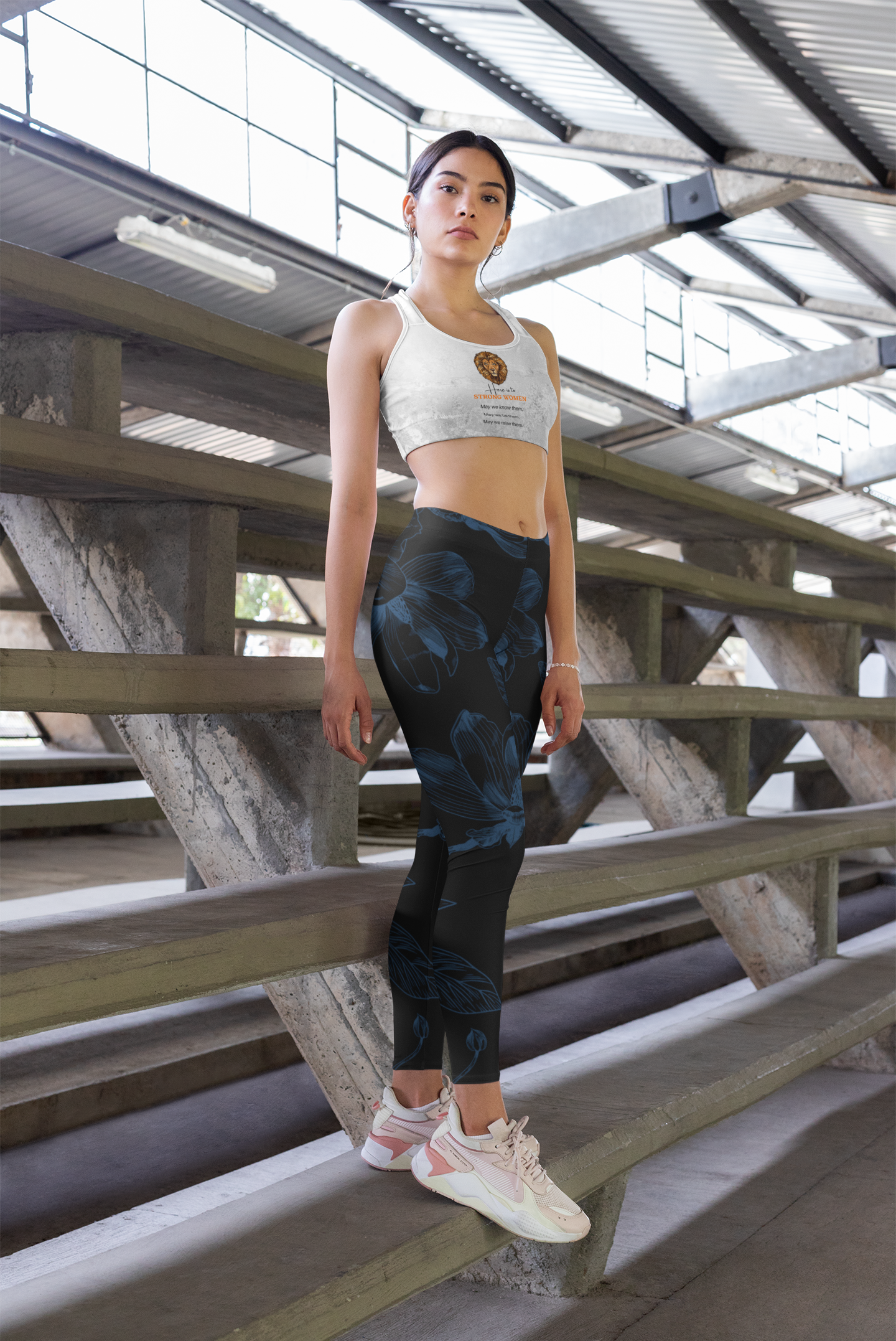 Here's to Strong Women | Strong Feminist Sports Bra