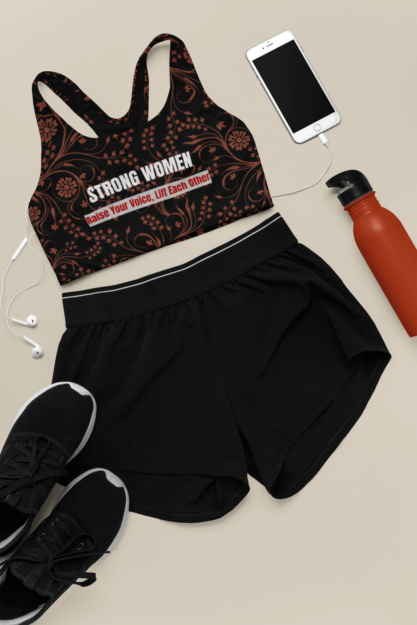 Raise Your Voice | Strong Feminist Sports Bra