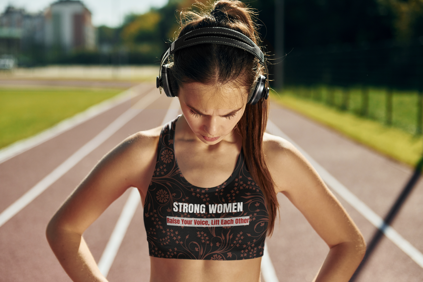 Raise Your Voice | Strong Feminist Sports Bra
