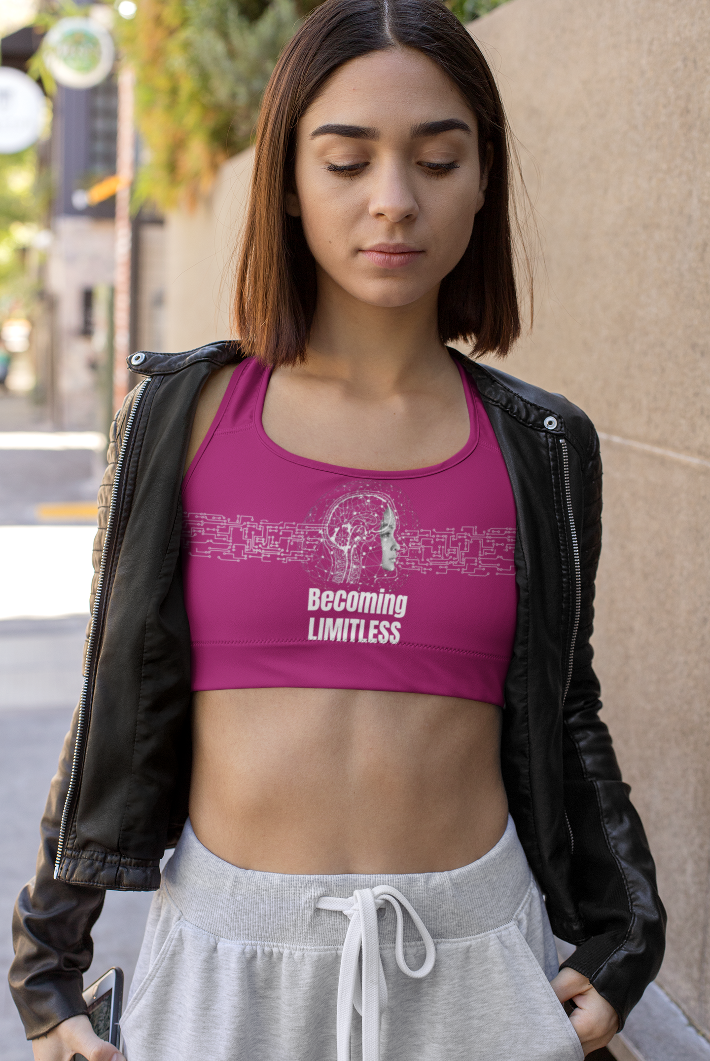 Becoming Limitless | Strong Feminist Sports Bra