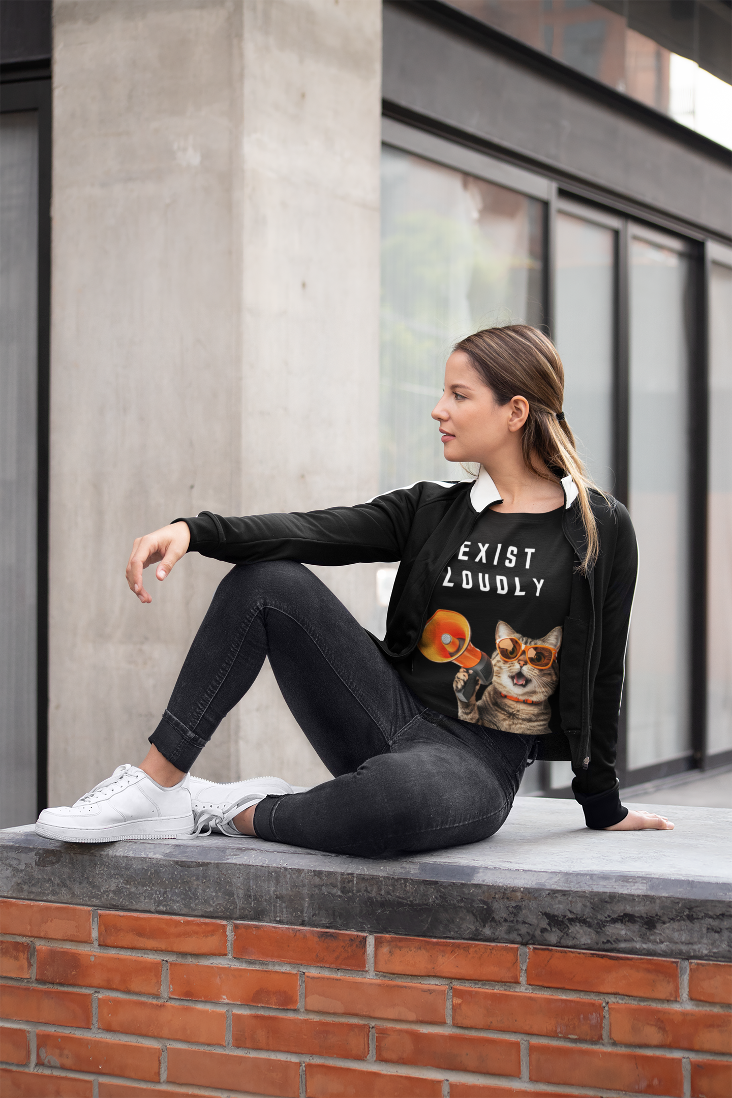 Exist Loudly | Feminist Women's Crop Top