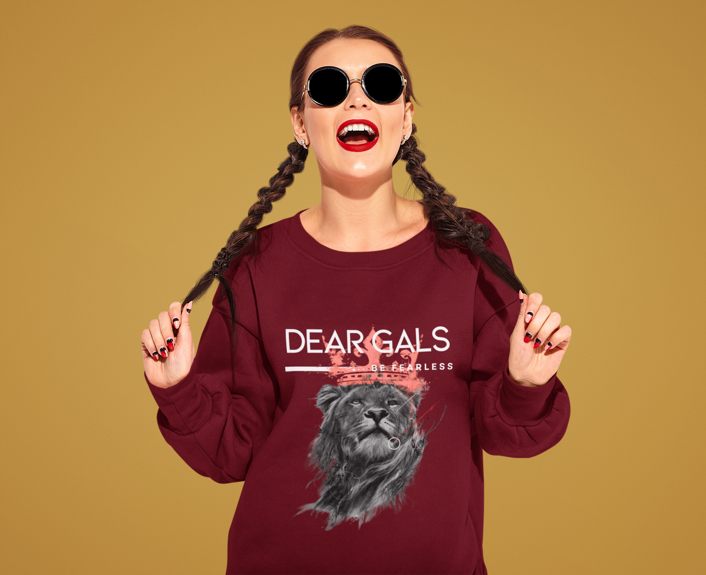 Dear Gals-Bold Comfort Unisex Sweatshirt