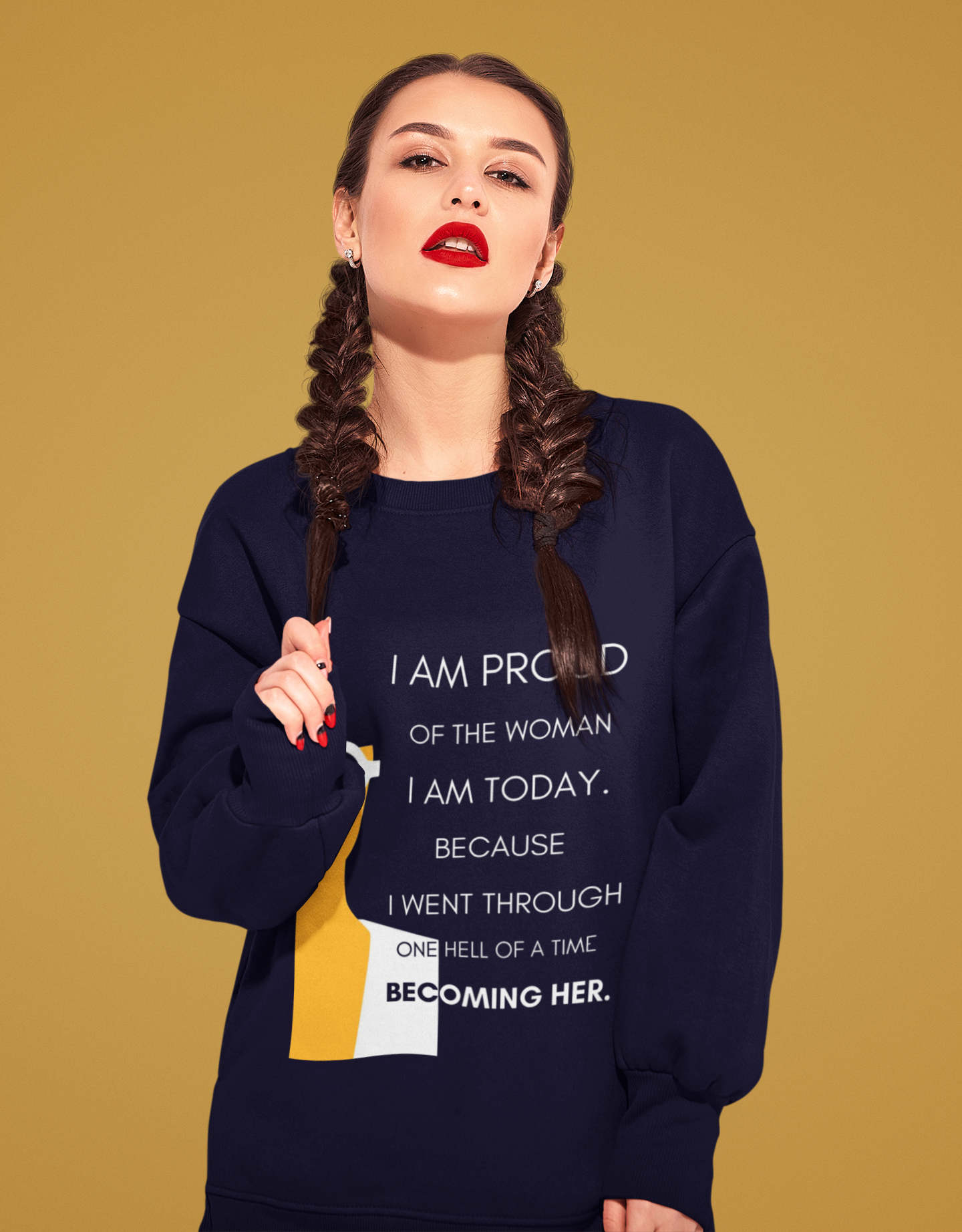 Becoming Her-Bold Comfort Unisex Sweatshirt