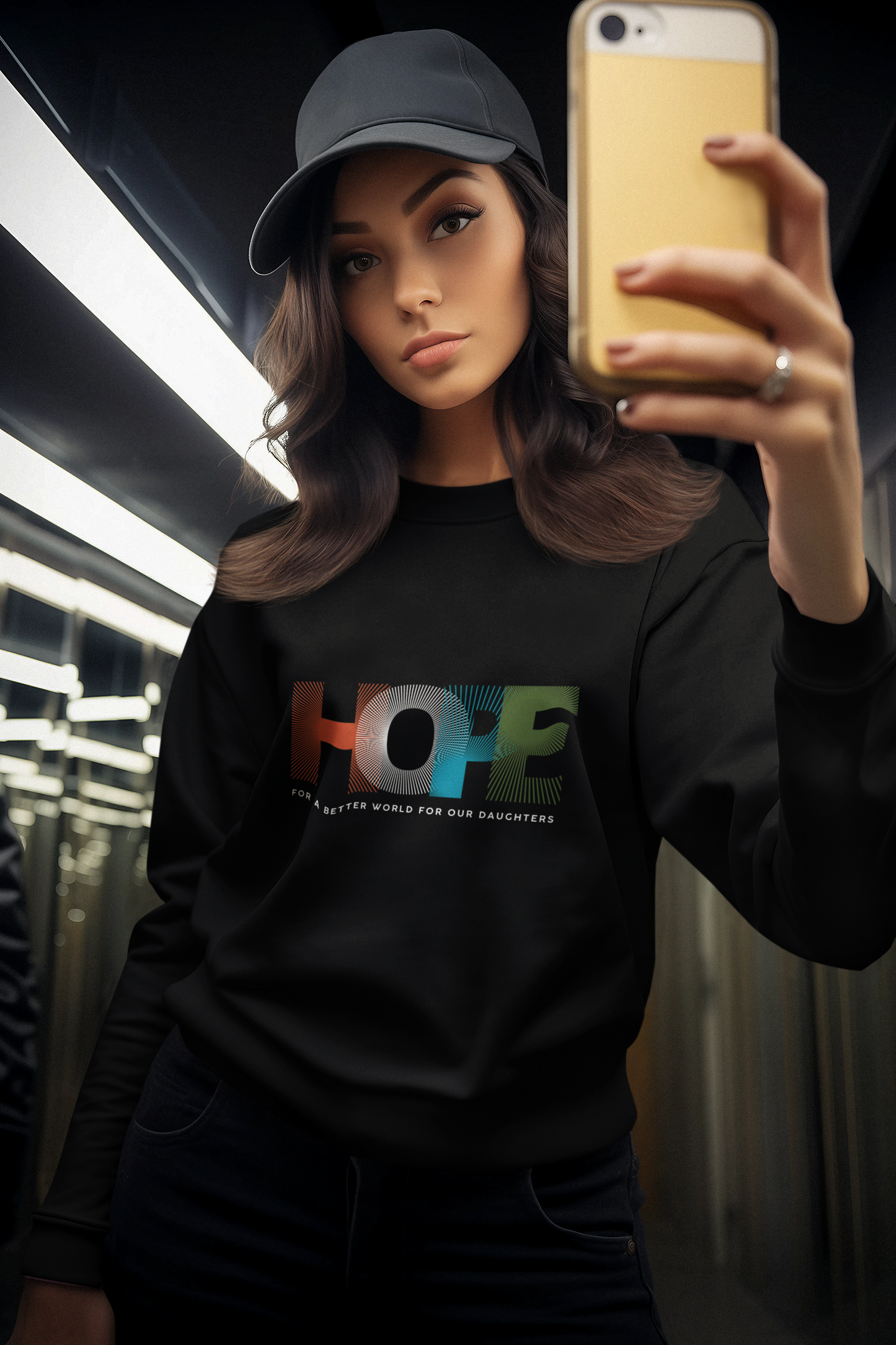 'HOPE' For a better world Sweatshirt| Hope for Daughters | Feminist Gift, Gender Equality, Feminism Sweatshirt