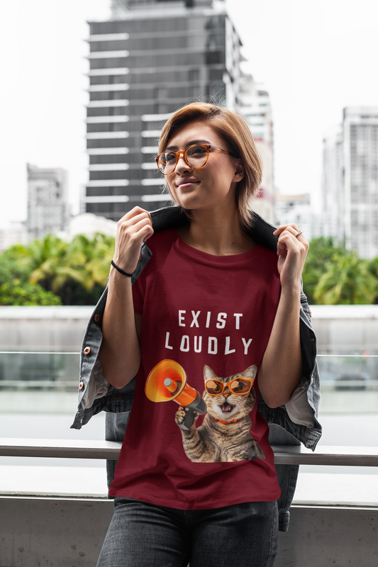 Exist Loudly | Feminist Oversize Unisex T-shirt