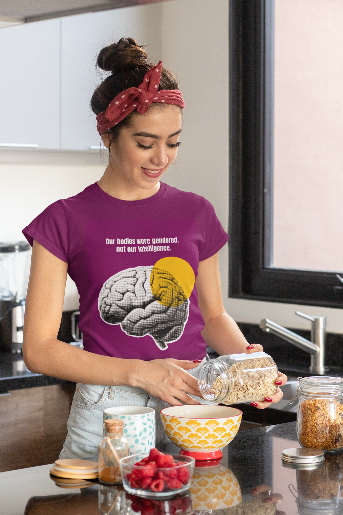 Not our Intelligence | Feminist Women's Crop Top