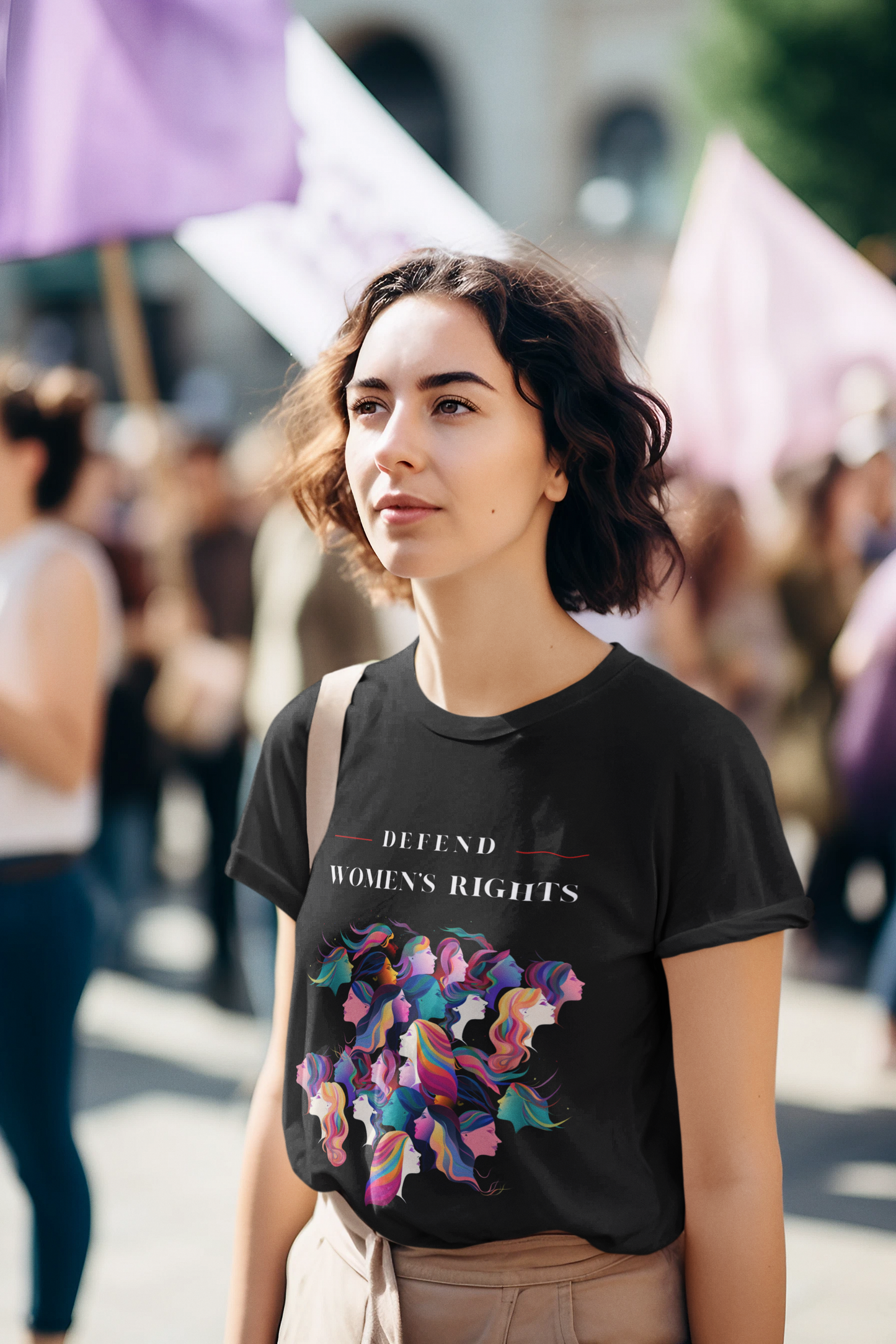 Defend Women Rights | Feminist Oversized Unisex T-shirt