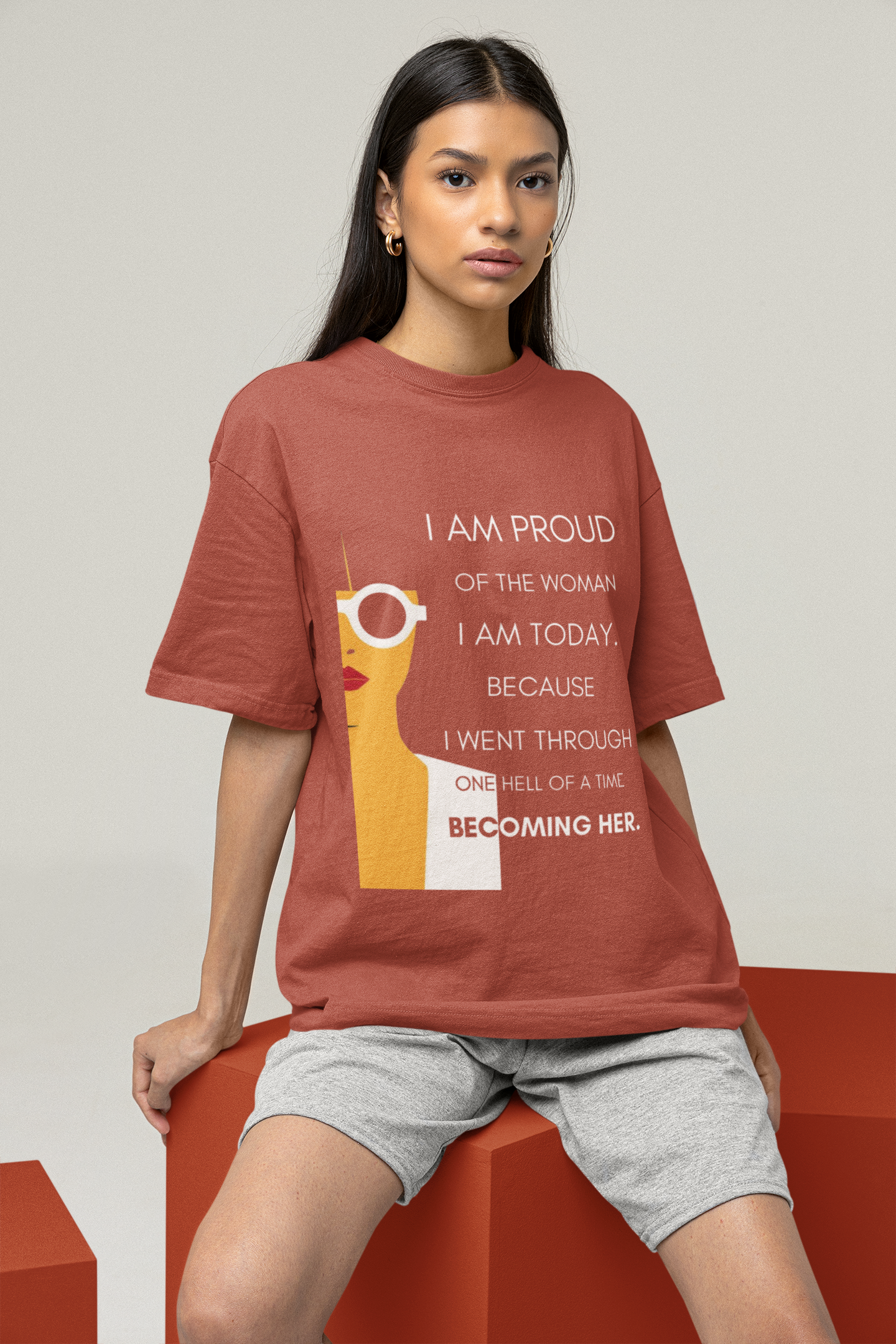 Becoming Her | Feminist Oversized T-shirt