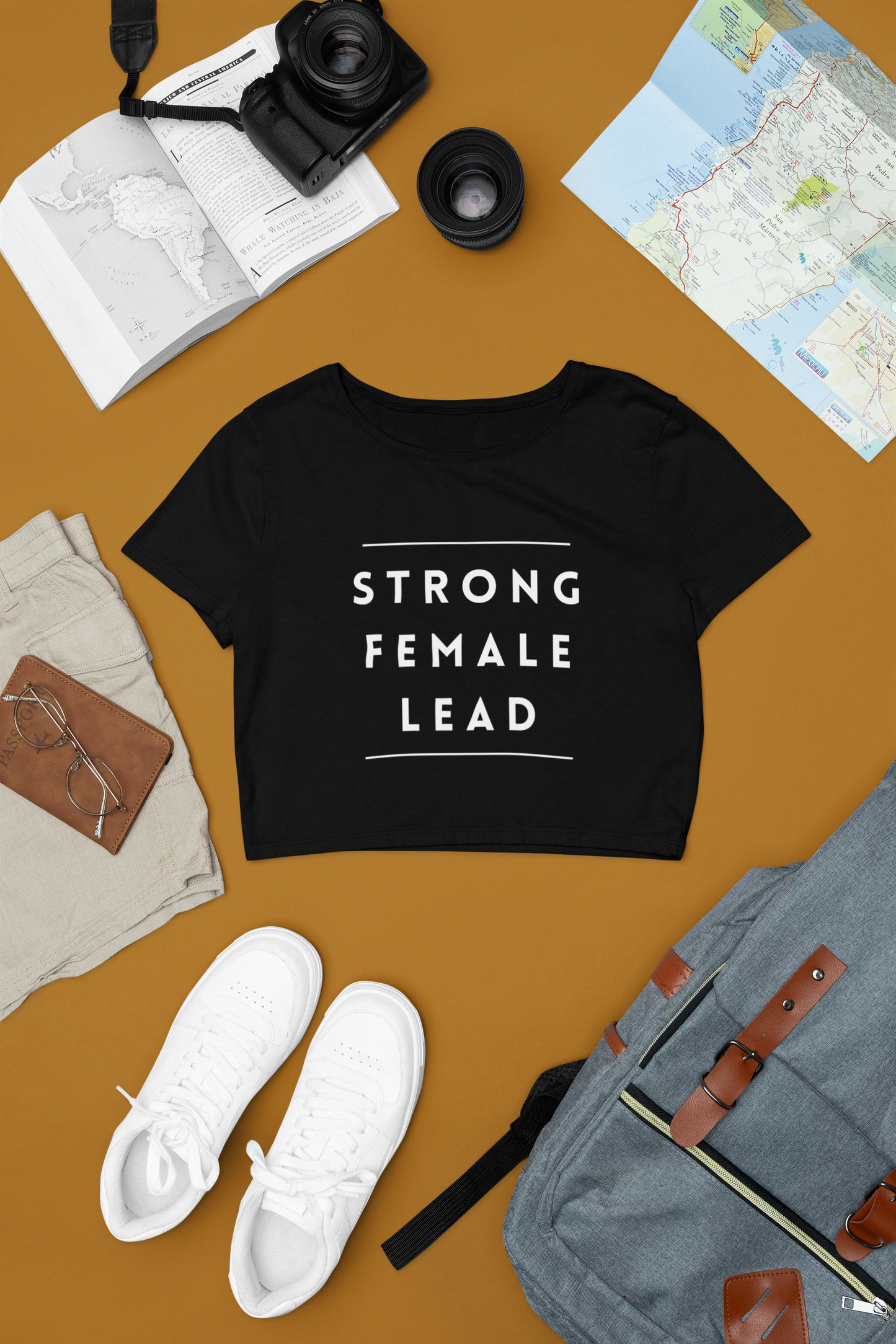 Strong Female Lead | Feminist Women's Crop Top