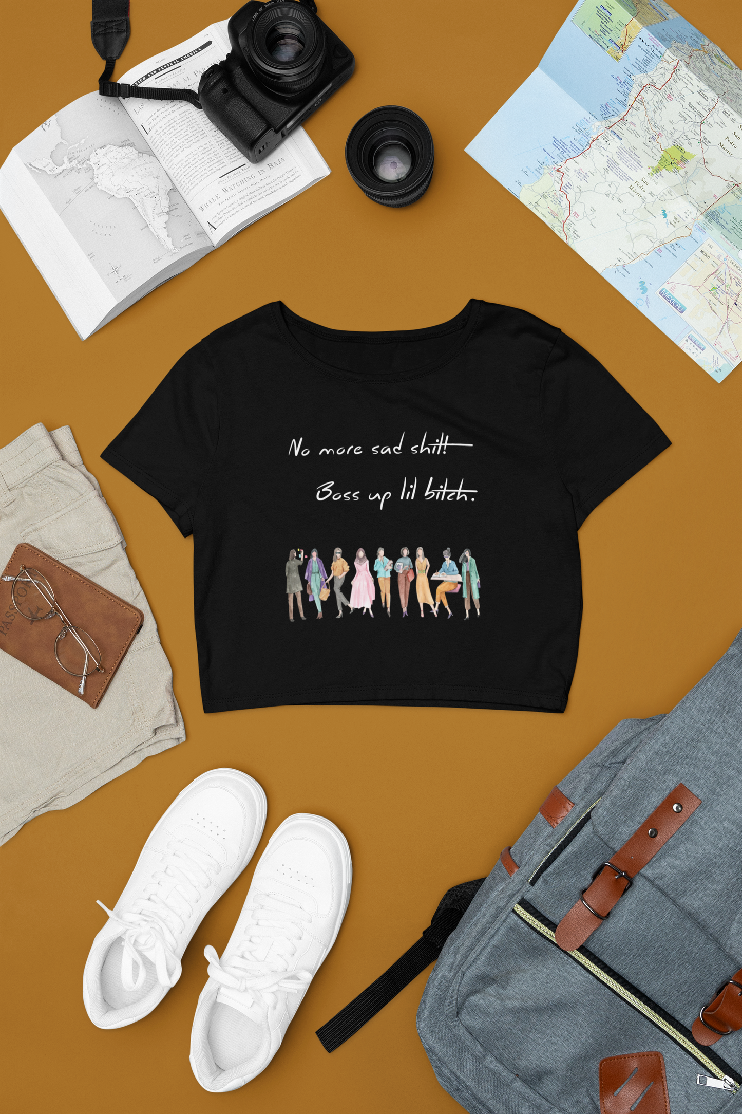 Boss Up Lil Bitch | Feminist Women's Crop Top