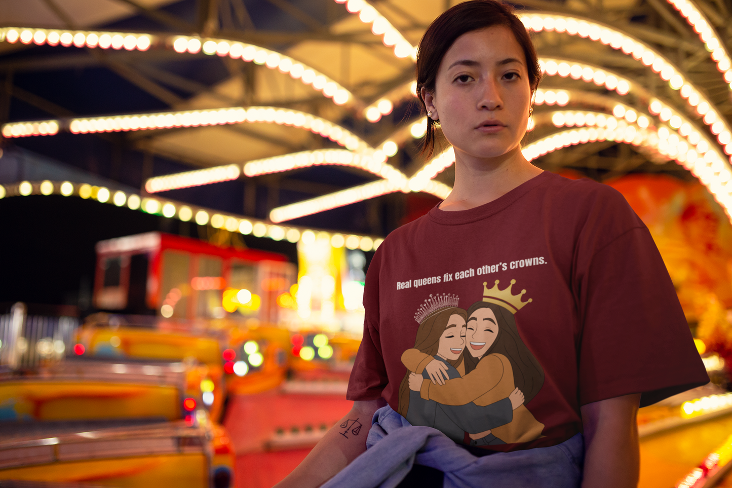 Real Queens | Feminist Oversized Unisex T-shirt
