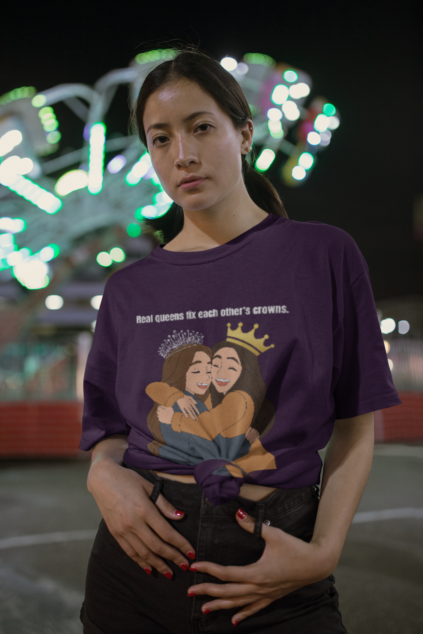 Real Queens | Feminist Oversized Unisex T-shirt