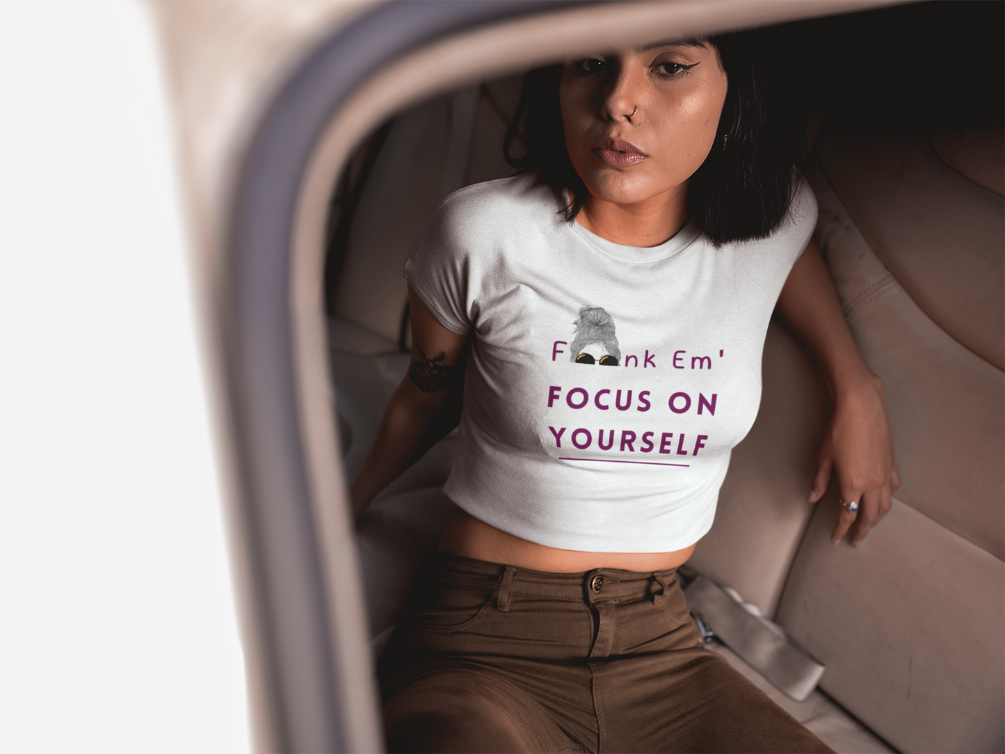Foonk em | Feminist Women's Crop Top