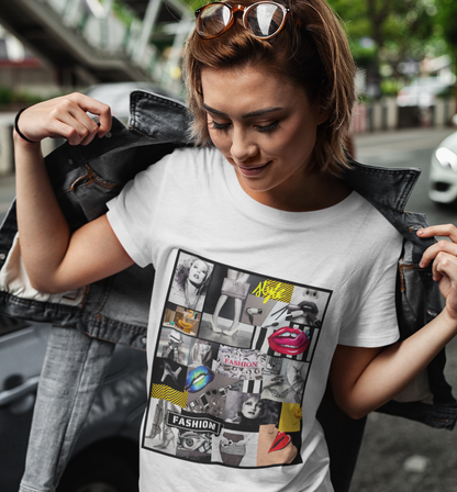 Women Graffiti Art Style Unique T-shirt-Strong Women T-Shirts