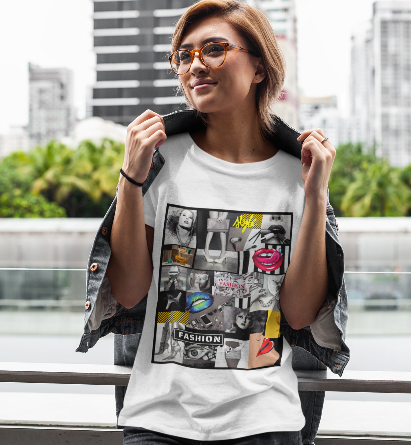 Women Graffiti Art Style Unique T-shirt-Strong Women T-Shirts