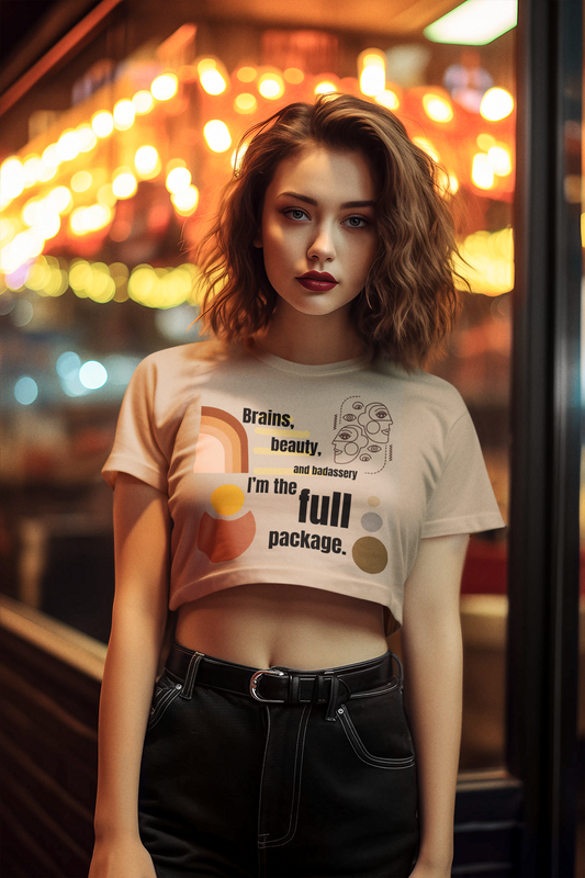 The Full Package | Feminist Women's Crop Top