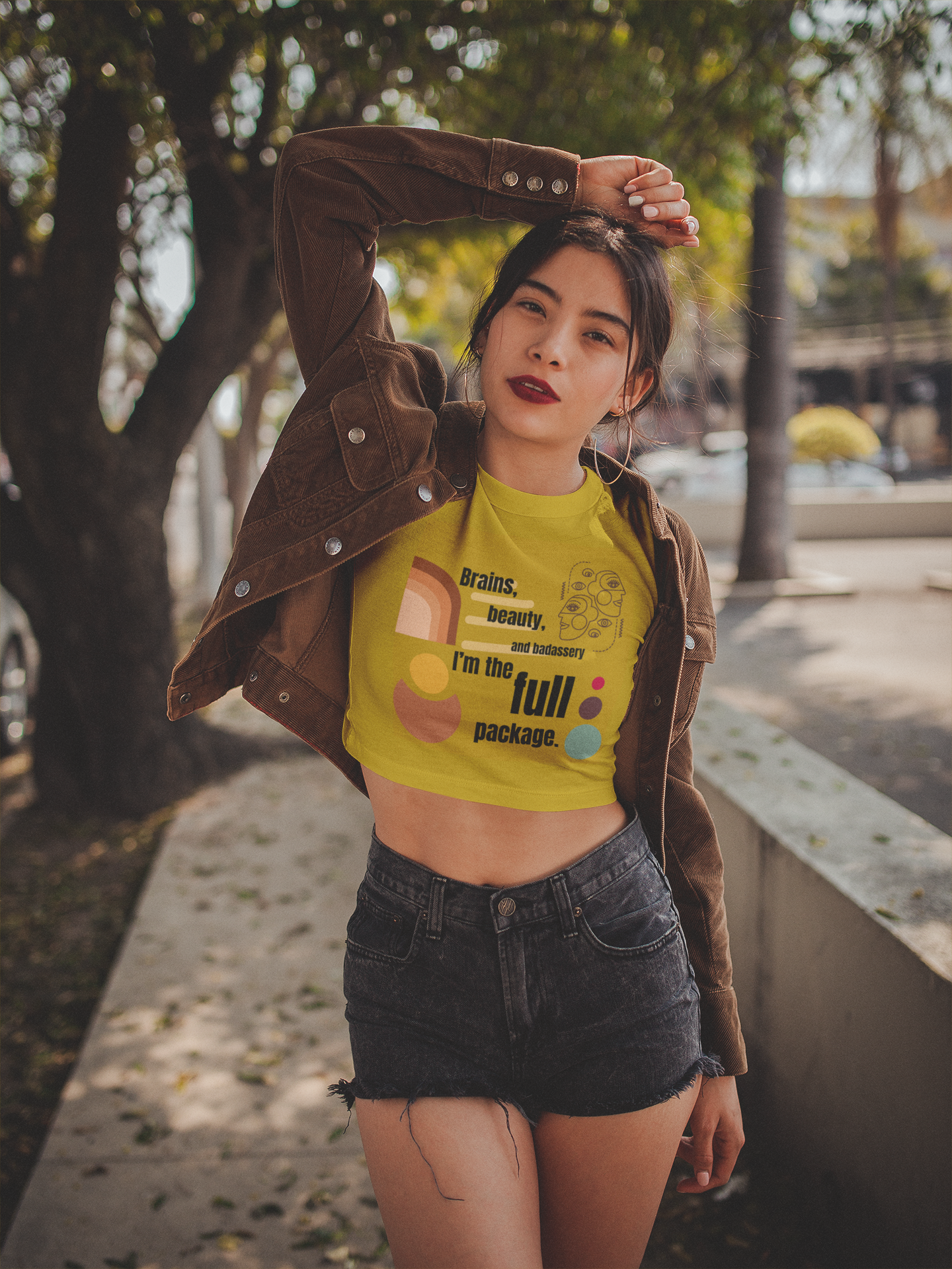 I'm the Full Package | Feminist Women's Crop Top
