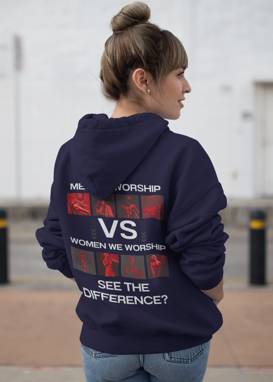 Women We Worship-Unisex Feminist Oversized Hoodie