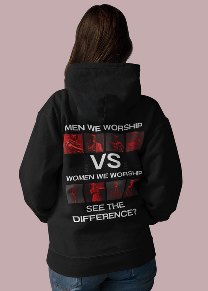 Women We Worship-Unisex Feminist Oversized Hoodie
