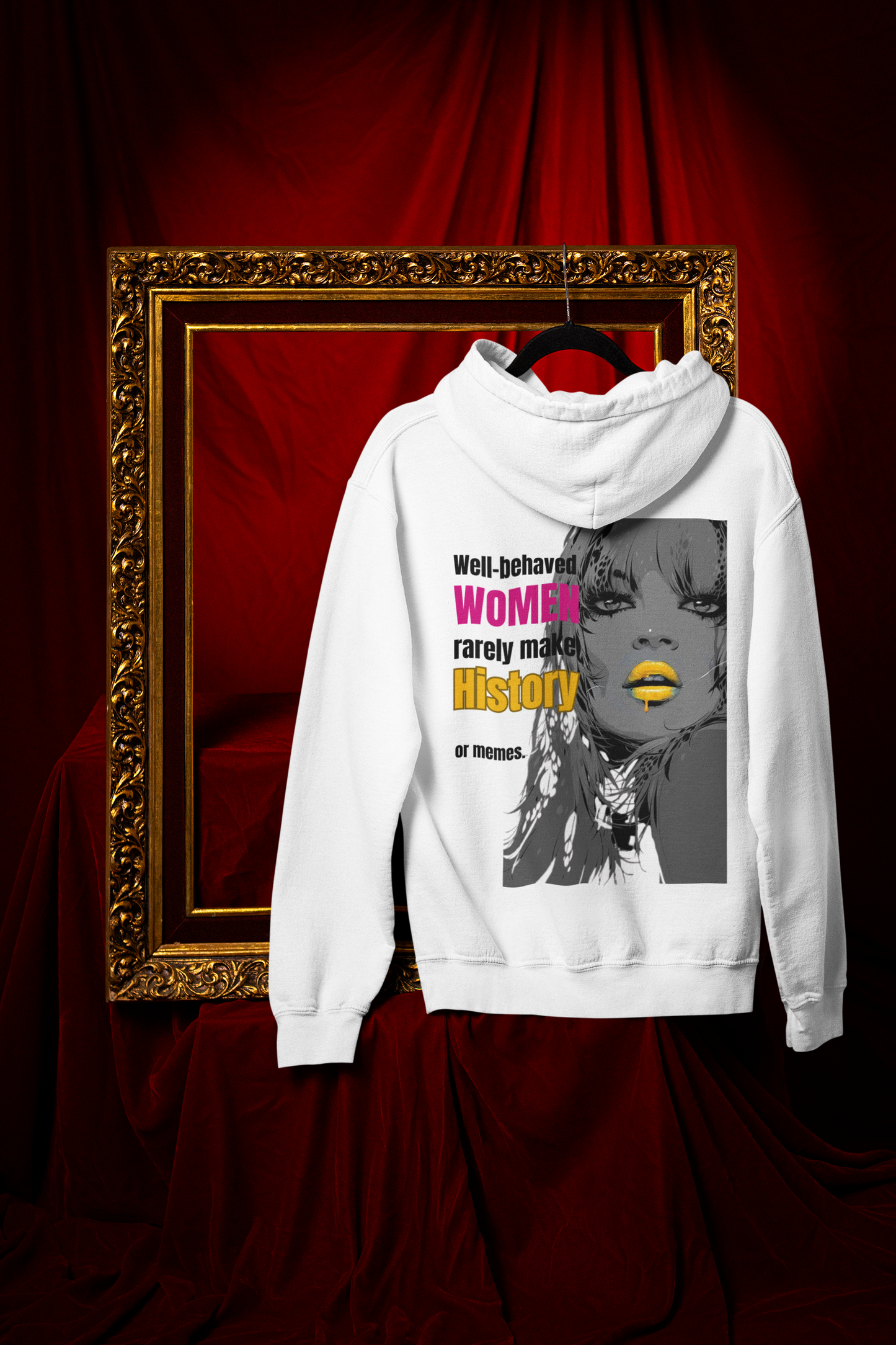 Well Behaved Woman-Unisex Feminist Oversized Hoodie