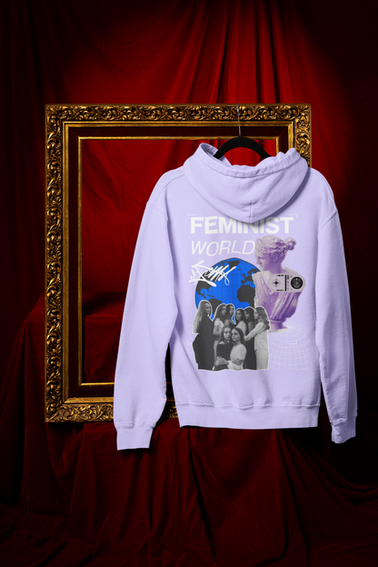 Feminist World-Unisex Feminist Oversized Hoodie