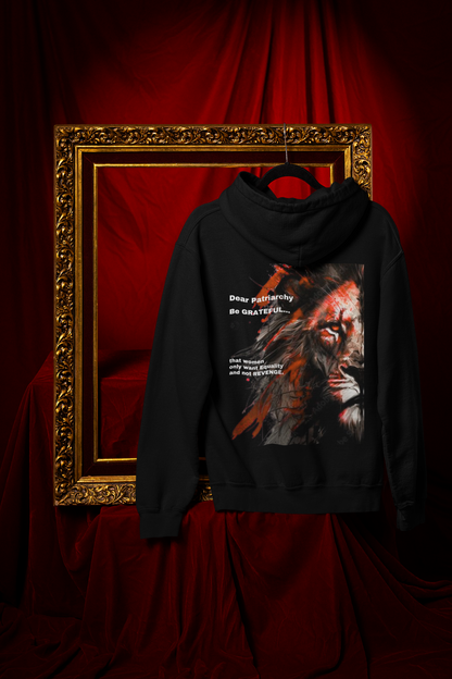 Be Grateful-Unisex Feminist Oversized Hoodie