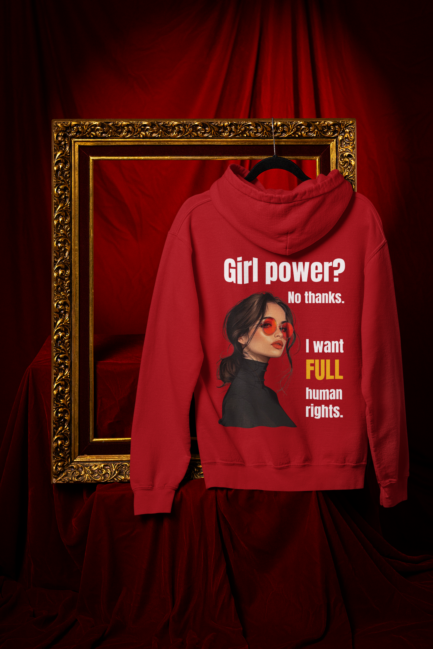 Girl Power-Strong Unisex Feminist Hoodie