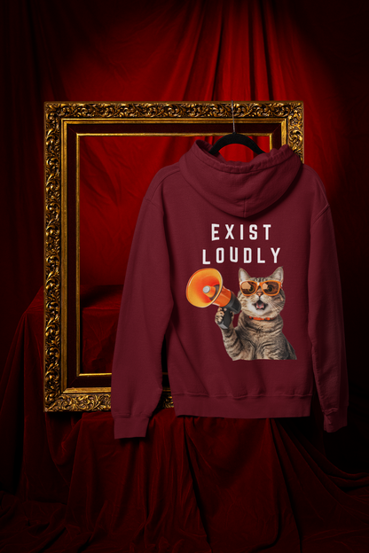 Exist Loudly-Unisex Feminist Oversized Hoodie