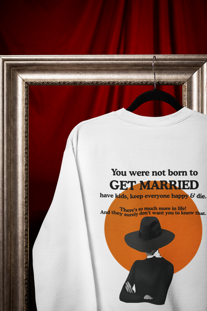 Get Married-Oversized Premium Comfort Sweatshirt