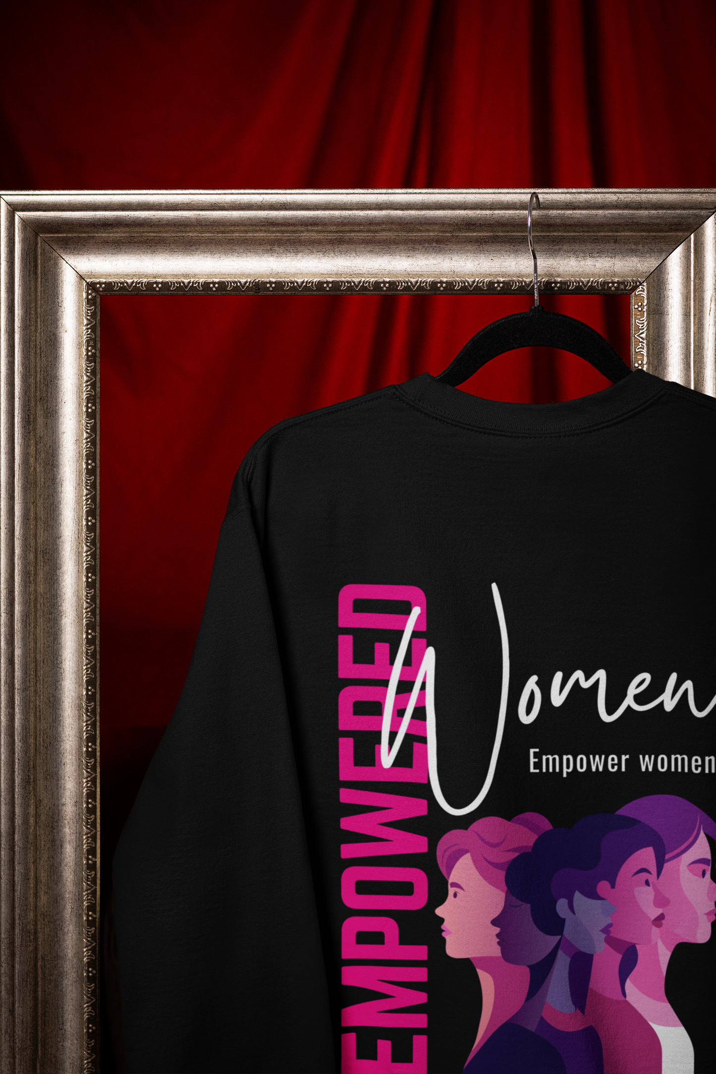 Empowered WOMEN-Oversized Premium Comfort Sweatshirt