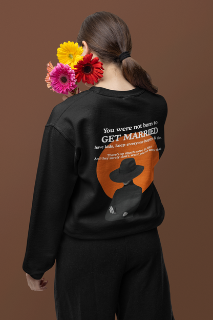 Get Married-Oversized Premium Comfort Sweatshirt