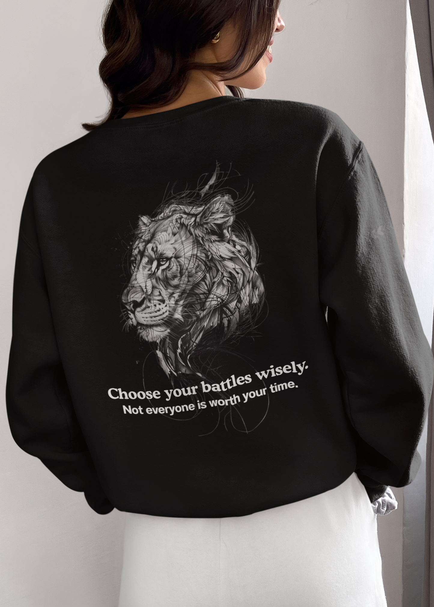 BATTLE-Oversized Premium Comfort Sweatshirt