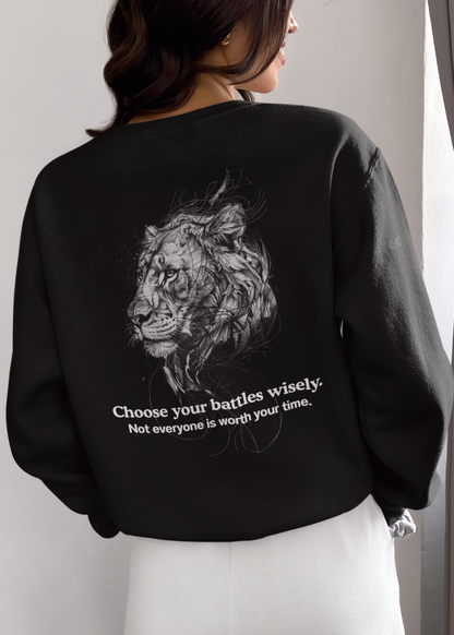 BATTLE-Oversized Premium Comfort Sweatshirt