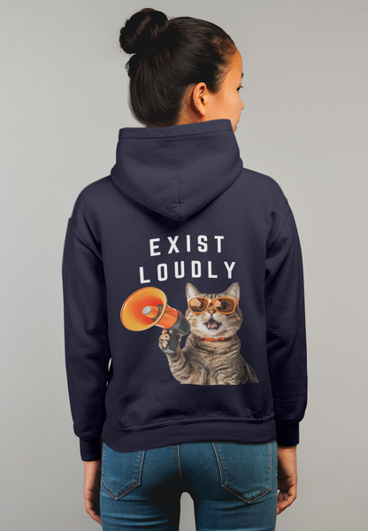 Exist Loudly-Unisex Feminist Oversized Hoodie