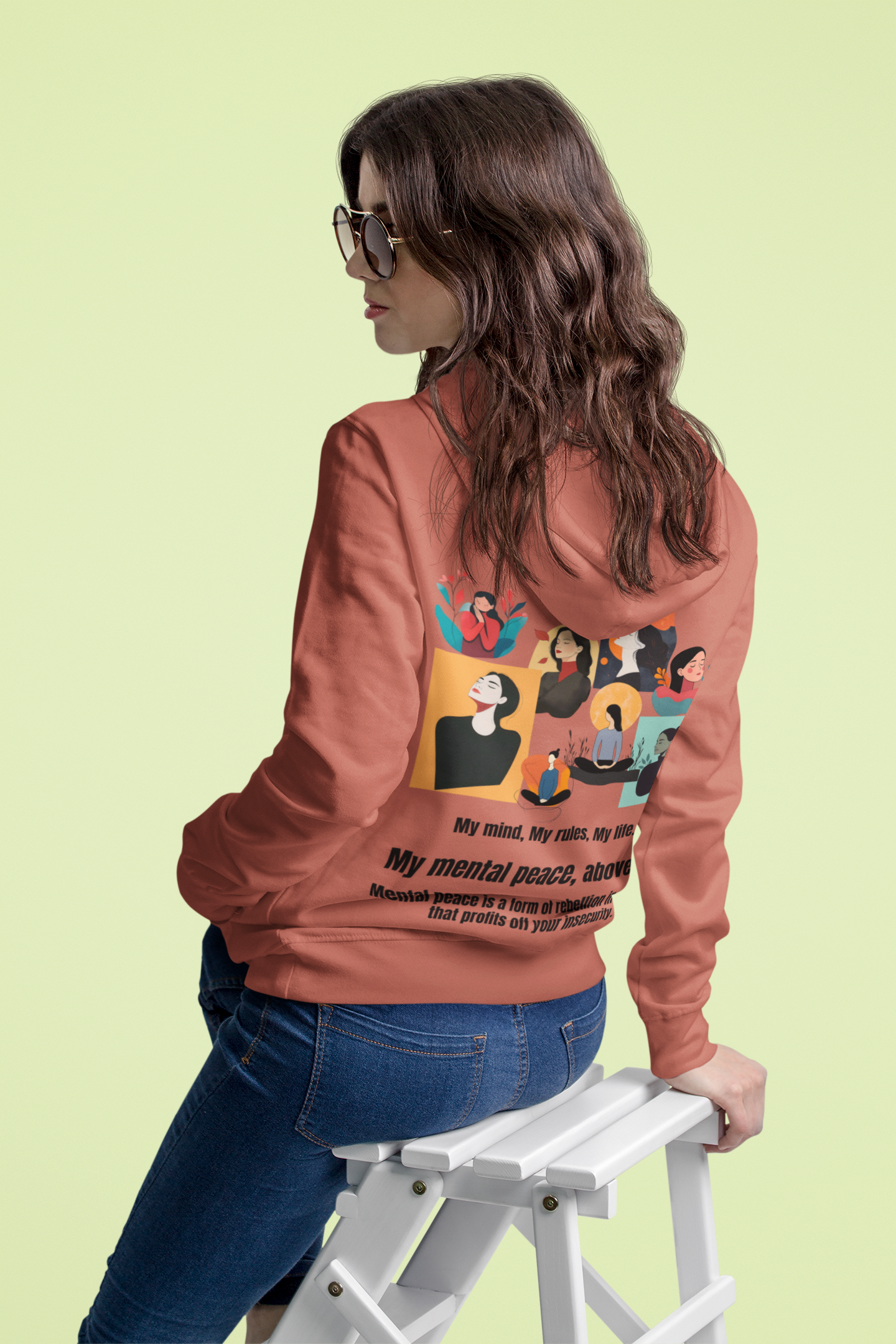 Mental Peace-Strong Feminist Hoodie