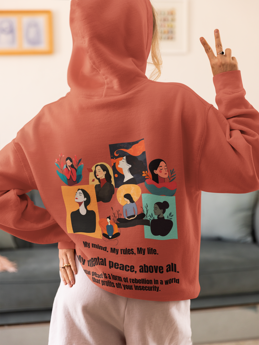 Mental Peace-Strong Feminist Hoodie
