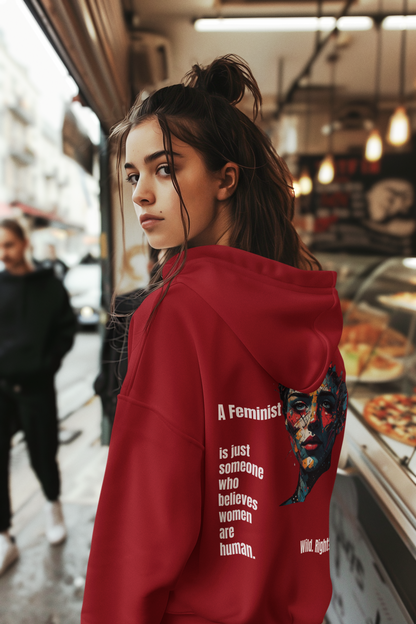 A Feminist-Unisex Feminist Oversized Hoodie