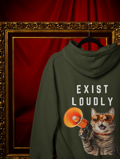 Exist Loudly-Unisex Feminist Oversized Hoodie