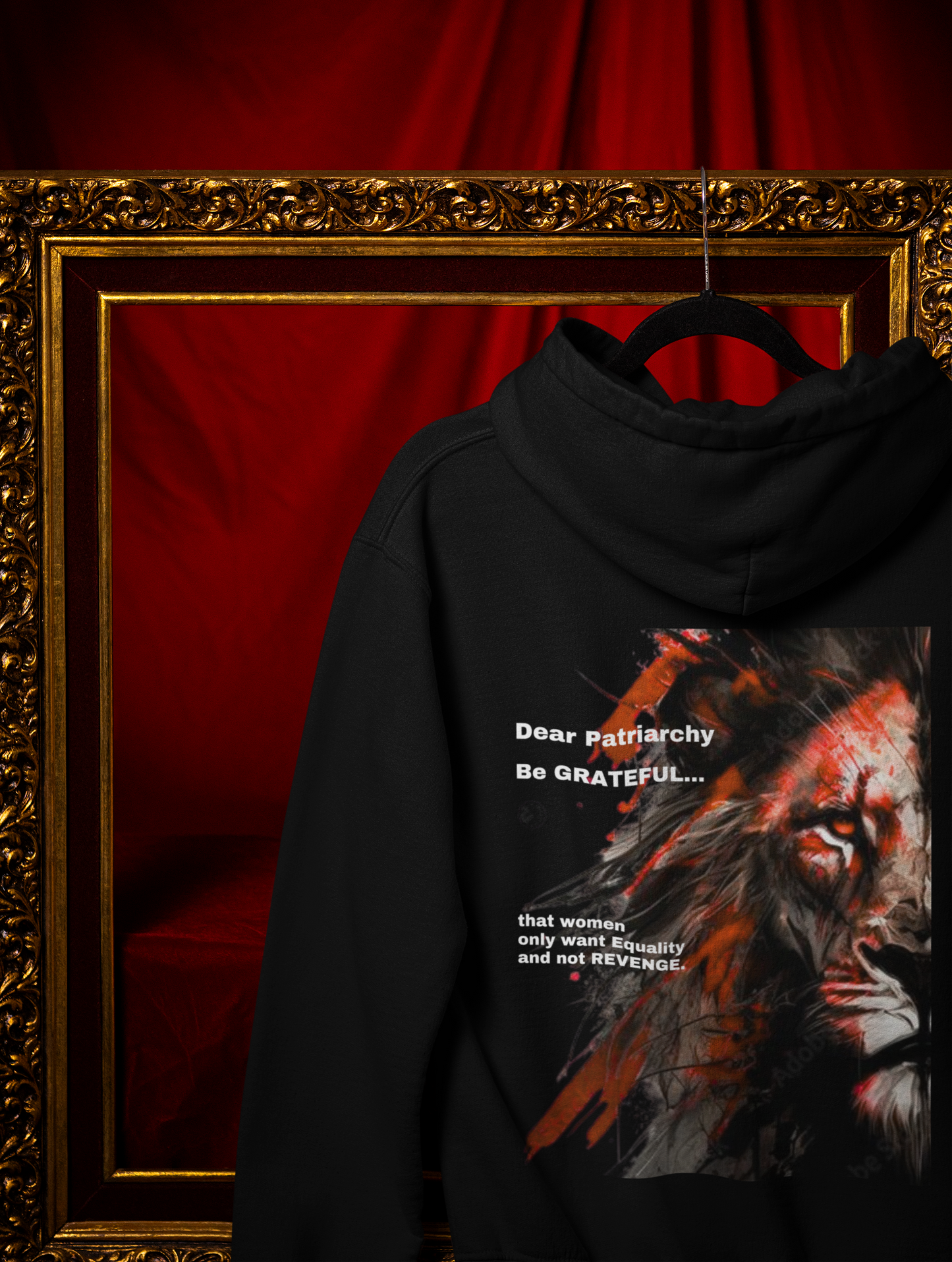 Be Grateful-Unisex Feminist Oversized Hoodie