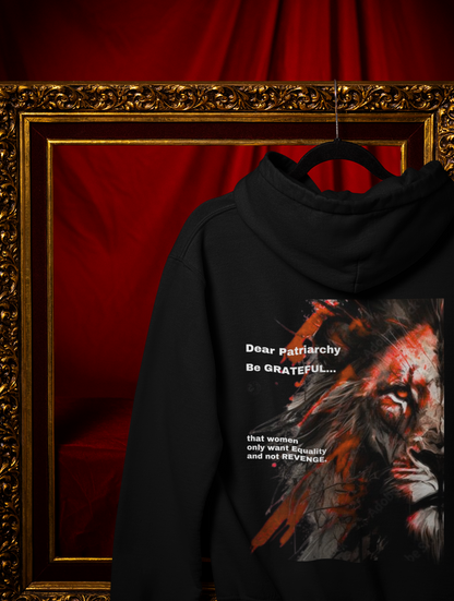 Be Grateful-Unisex Feminist Oversized Hoodie