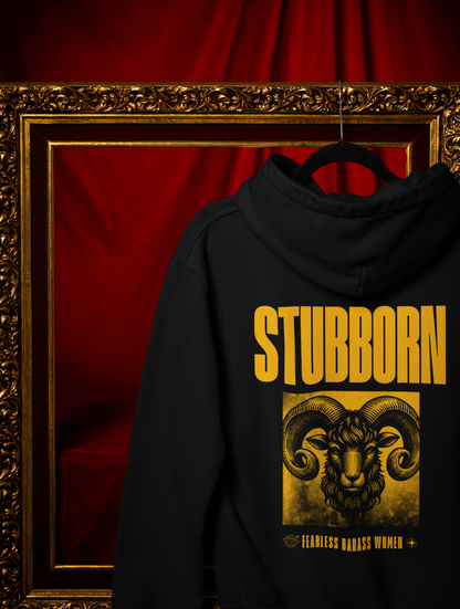 Stubborn-Unisex Feminist Oversized Hoodie