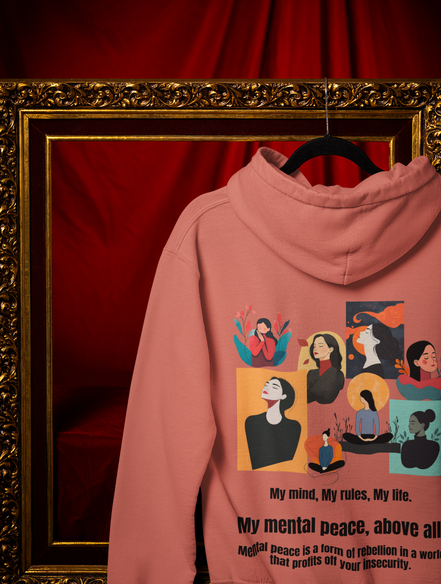 Mental Peace-Strong Feminist Hoodie