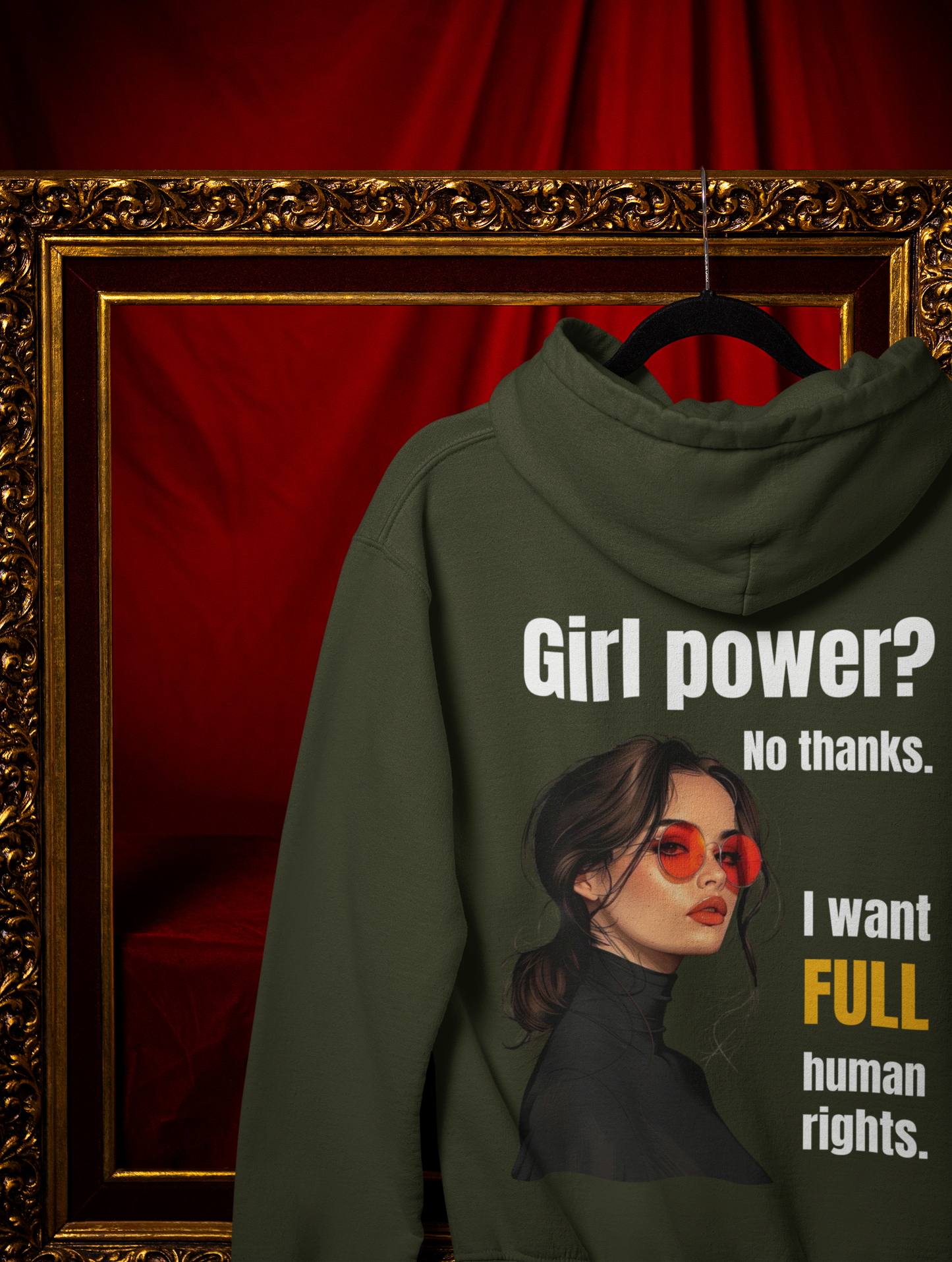Girl Power-Strong Unisex Feminist Hoodie